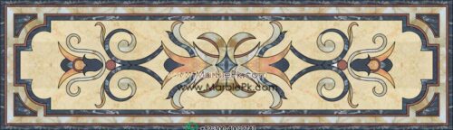 Motif Medallion Phool INLAY Floor mpk rc 386