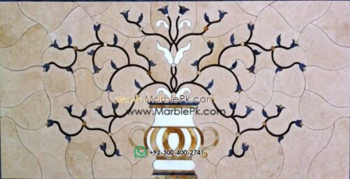Motif Medallion Phool INLAY Floor mpk rc 399