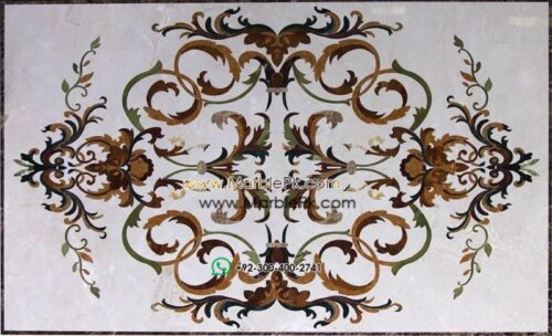 Motif Medallion Phool INLAY Floor mpk rc 401