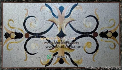 Motif Medallion Phool INLAY Floor mpk rc 405 2