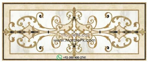 Motif Medallion Phool INLAY Floor mpk rc 410