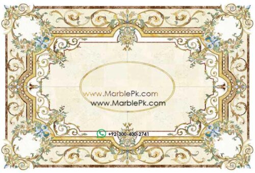 Motif Medallion Phool INLAY Floor mpk rc 411