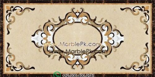 Motif Medallion Phool INLAY Floor mpk rc 423