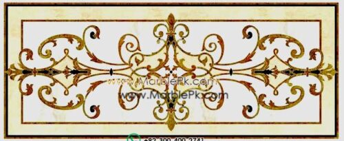 Motif Medallion Phool INLAY Floor mpk rc 430